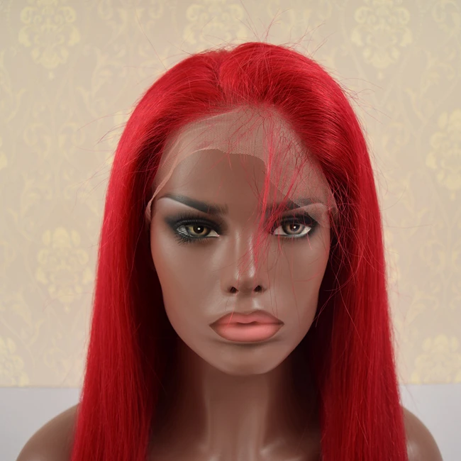 red virgin wig