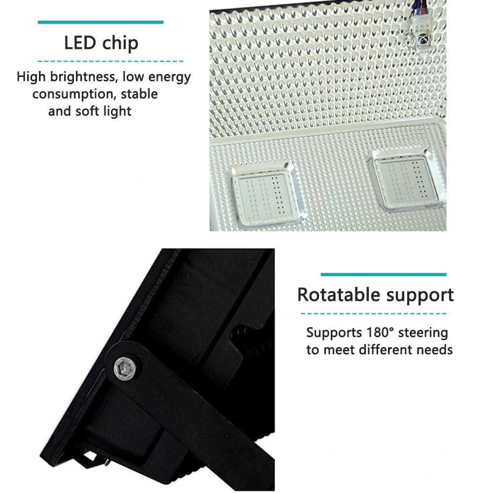 RGB Outdoor Waterproof LED Floodlight for Park Landscape Lighting Color-Changing with Remote Control Spotlights for Trees