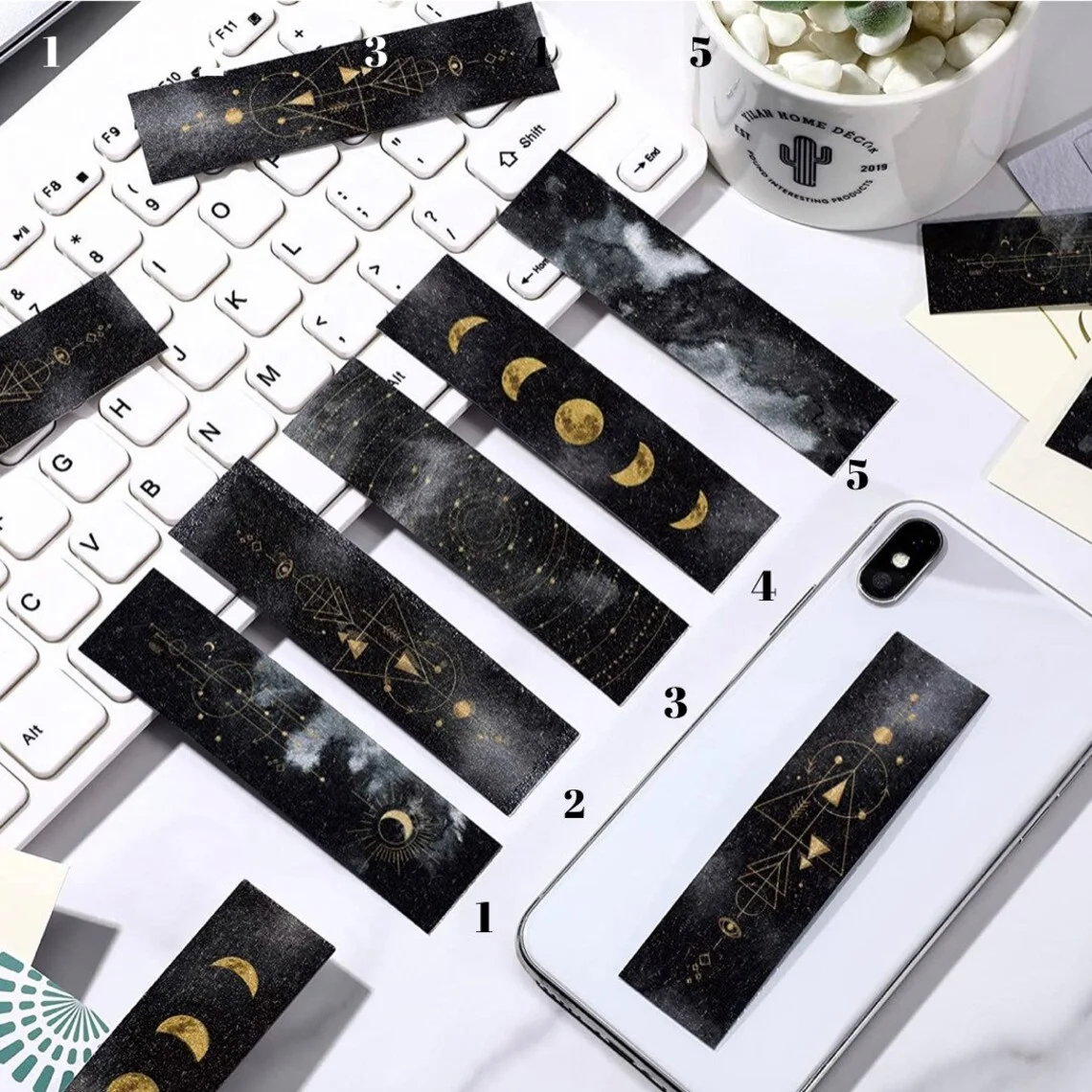 Custom Anti Stress Tactile Rough Printing Textured Adhesives Strips for Phone Laptop Sensory Calm Stickers Anxiety Relief Toys