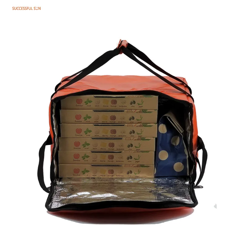 product wholesale custom big capacity pizza delivery bags portable insulated pizza delivery box cake cooler bag-12