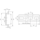 Din Rail Din Din Rail High Quality Stainless Steel 35mm Din Rail For Circuit Breaker