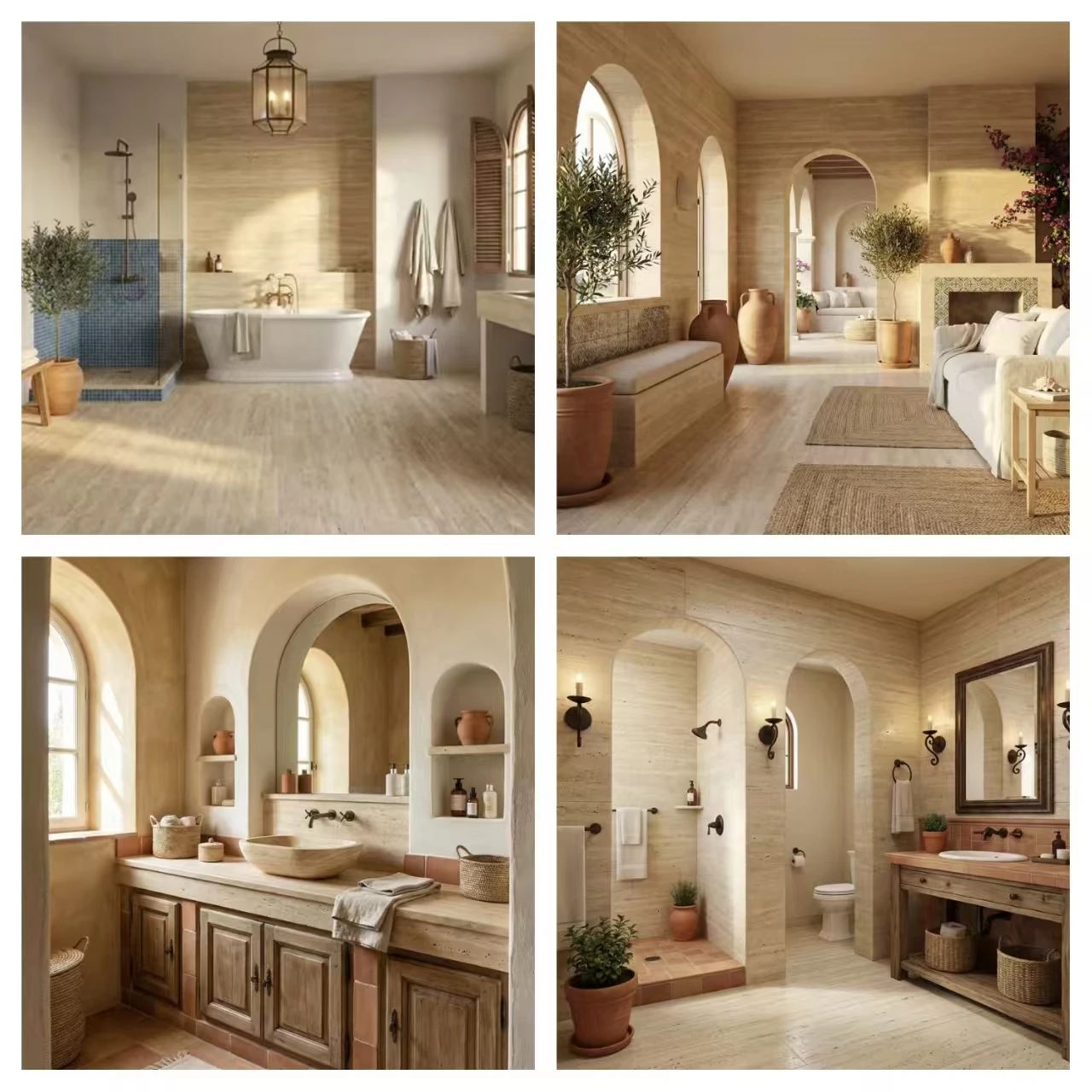 product nature stone myra beige travertine modern villa indoor outdoor honed polished surface for dining room travertine stone design-3