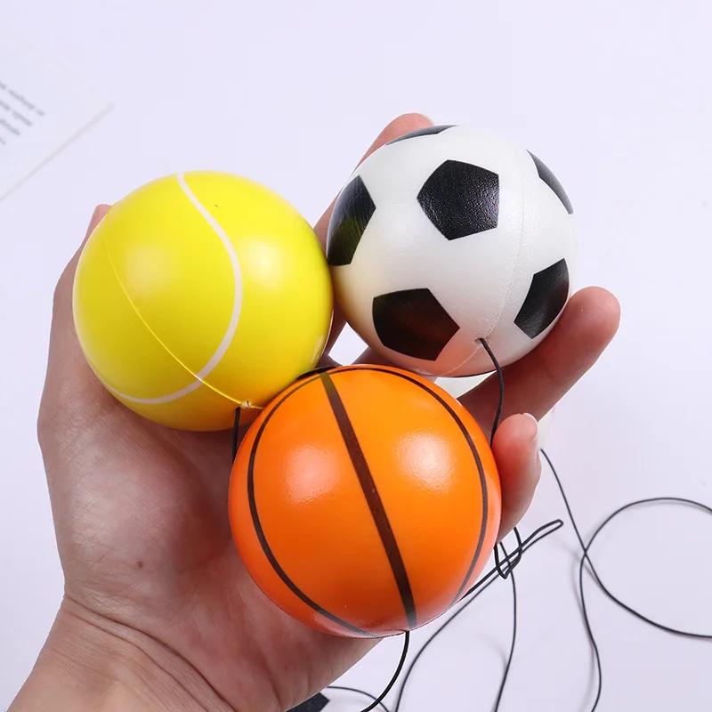 New Arrival Children's Wrist Strength Elastic Ball Toys Educational Fun Early Education Toys Sports toys ball outdoor