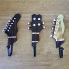 Hooks New Arrival Strong Self-Adhesive Kitchen Wall Guitar Shape Resin Hooks For Hanging