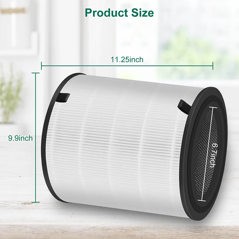 Custom Replacement for LEVOIT LV-H133 Air Purifier H13 HEPA Filter and Activated Carbon Filter Set LV-H133-RF manufacture