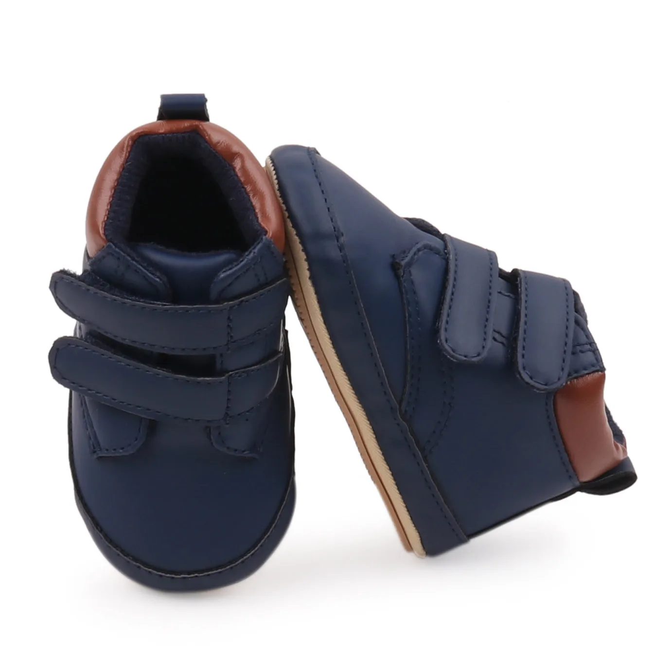 High Quality 0-18 Months Baby Toddler Sport Shoes New Spring & Autumn Collection Casual Hook & Loop Shoes for Boys manufacture