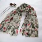 Shawl New Design Fashion Big Plaid Colorful Scarf Polyester Shawl Women