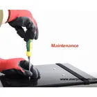 Gloves Dipped Gloves Red Polyester Liner Crinkle Dip Latex Construction Work Gloves