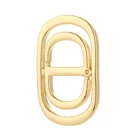 Clip Metal Jewelry Clipclip Yiwu Gold Necklace Pendant Clip Charms Metal Stamping Blanks Jewelry