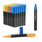 Custom Dry-Erase Wet-Erase Liquid Chalk Marker Set Multi Colors 3mm Liquid Chalk Marker Pen For All Non-porous Surfaces