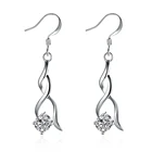 Hoop Plated 2021 Women Hollow Circle Round Hoop Earring Plated Silver Hoop Earrings