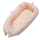 Baby Crib Newborn Carry Baby Sleep Nest 100% Cotton Baby Nest Bed Portable Infant Lounger Bassinet Snuggle