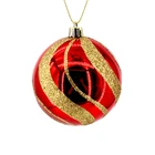 100% Tree Decoration 8cm Christmas Tree Balls And Supplies Party Decorations 100% Plastic Ball 2021 New Years