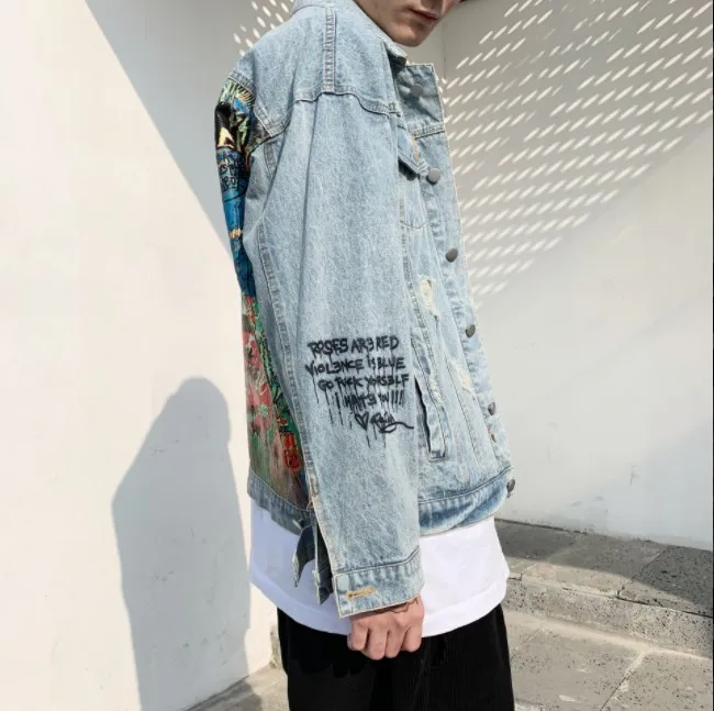 Wholesale Wholesale Fashion Couple Denim Jacket 2021 Spring Autumn