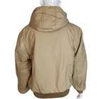 Jacket Jackets 2020 OEM Work Wear Heavy Duck Canvas Fabric Heavy Duty Winter Padding Quilted Work Jacket With Hoodie