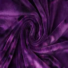Tie Dye Velvet Fabric Dye Violet Natural Tie Dye Velvet Super Soft Fabric For Home Textile Clothing