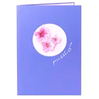 Card Business Thank You Card Get Well Soon Cherry Blossom 3d Pop Up Gift Card