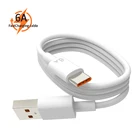Cable Data High Quality 6A 66w High Power Super Fast Charging Cable Usb C Type C Data Cable For Huawei Samsung Xiaomi