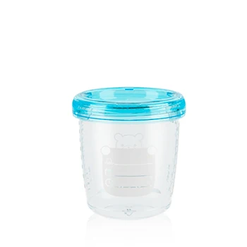 Factory direct food grade PP food storage cup out easy to carry momeasy breast milk storage cups