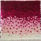 Wedding Red Hot Sale Decoration Panel Wedding Flower Backdrop Floral Decor Red Artificial Flower Wall Arrangement