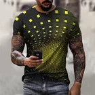 3d Embossed Printing Tshirts Magic Cartoon Big Tall Embossed Men 3d Printing T-shirts