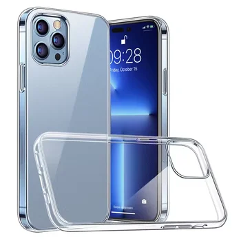 For Iphone Case Magnetic I Phone Hard Case Clear Magnetic Transparent Square Phone Case