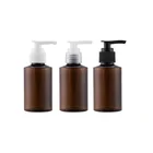 Amber Bottle Green Lotion Bottle Cosmetic Lotion Bottle100ml Amber Green Plastic Pet Body Lotion Bottle