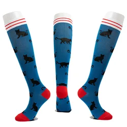 Hot sale New cute designs  Medical Compression Socks 20-30mmhg for Running Athletic Flight Travel Circulation Recovery