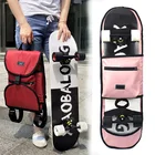 Black Back Pack Hot Sale Black Skateboard Back Pack Bag Backpack With Skate Board Holder