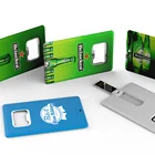 Usb Flash Drive Blank Name Card USB 2.0 Full Color Printing Popular Gift Advertising 128GB USB Flash Pen Drive