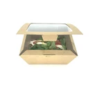 Box For Paper Takeout Box Food Container Kraft Donuts Paper Box Packaging For Muffin