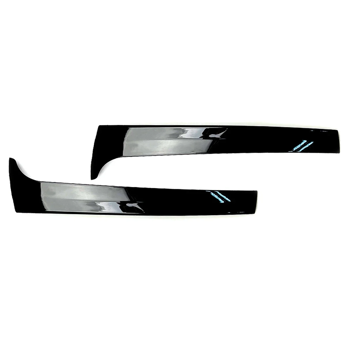 Pair Vertical Rear Window Side Spoiler Canard Splitter For Vw For