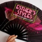Fan Hand Customized Bamboo Chinese Fan For Gift Bamboo Bone Big Large Hand Fan