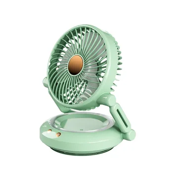 Desktop 90 Degree Automatic Oscillating Head Multifunctional Circulating Fan Folding Light Wall Fan