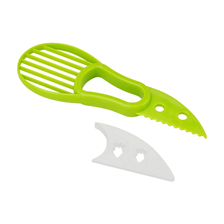 Kitchen Accessories Fruit Tools Avocado Cutter Peeler 3 in 1 Avocado Slicer