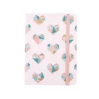 Product School School Planner Unique Design Pink Cute Heart Paper Product School Notebook Journal Planner