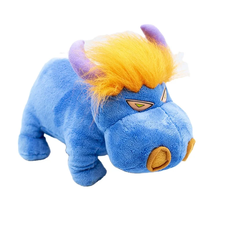 blue bull stuffed animal