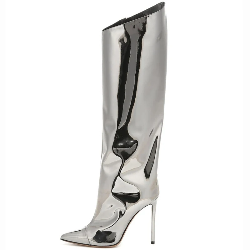 heel long boots