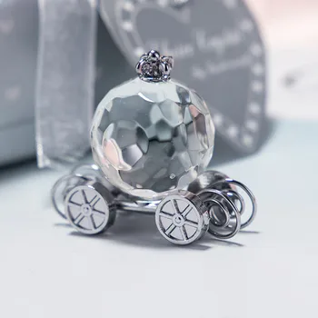 High quality Creative Crystal Crafts Wedding Ceremony Cinderella Crystal Pumpkin Carriage Decoration