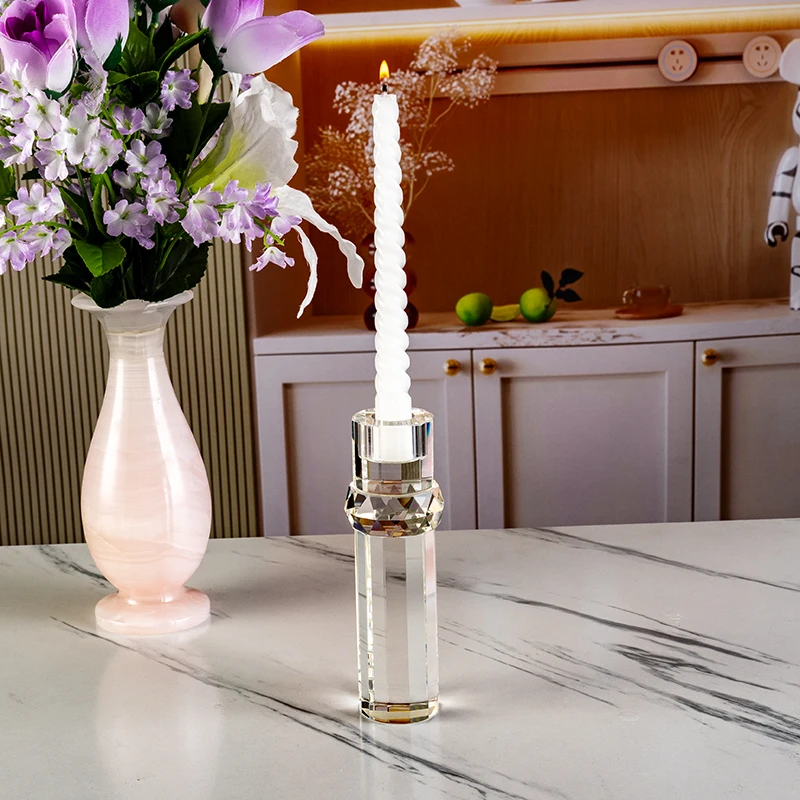 product small bridge compact and minimalist home decoration wedding decoration candle holder-4