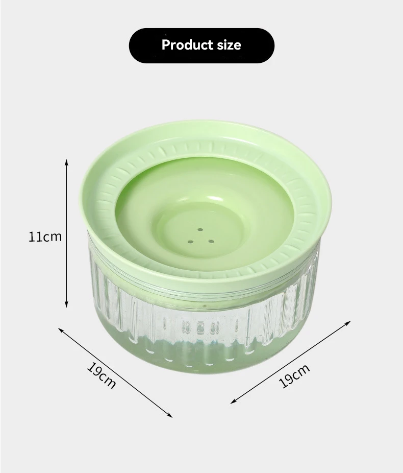 New high quality pet big capacity water dispenser to prevent jaw wetting pets floating water bowl pet supplies details