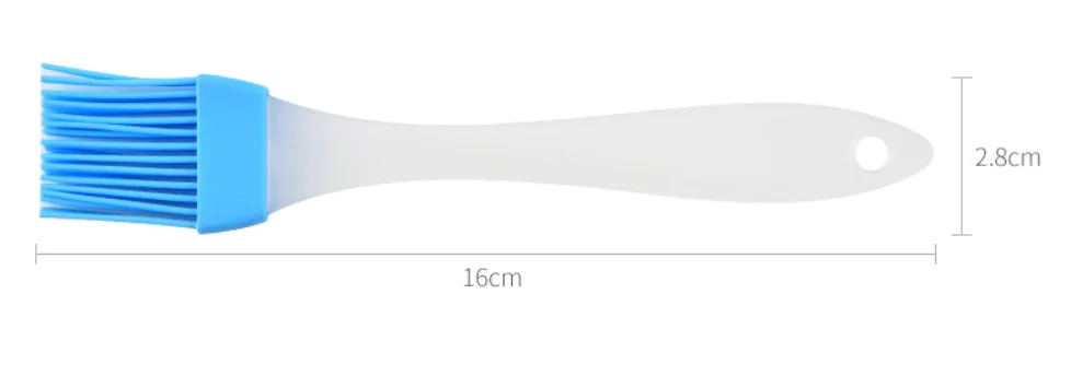 Silicone Plastic Pastry Brush Heat Resistant Non-Stick High Quality Charcoal BBQ Cooking Basting Kitchen Utensils for Food Sauce details