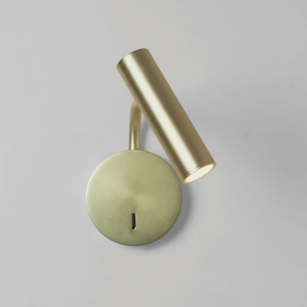 Artdecolite Adjustable Bedroom headboard wall light Gold Headboard LED hotel wall lamp