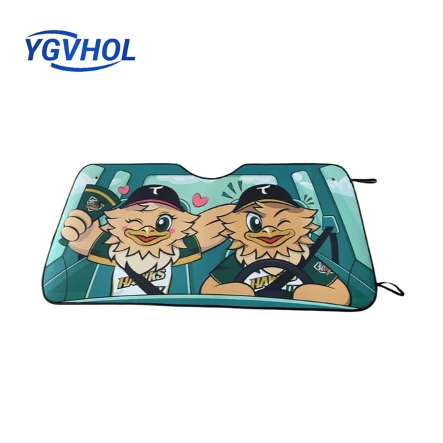 Foldable Car Window Sunshade Heat Reduction Bubble Design for Windshield Coverage