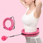 Hula Hoop 24 Joints Foldable Detachable Smart Weighted Hula Ring Hoop Weight Loss Exercise