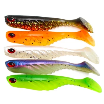 Chinese Supplier Plastic Saltwater Shad Lures Fishing Shad Soft Lure Swimbait Swimming Fishing Lure Shad Soft Plastic Swim Baits