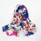 Printed Shawl Wholesale New Arrivals Printed Shawl Spring Scarf Women Shawl