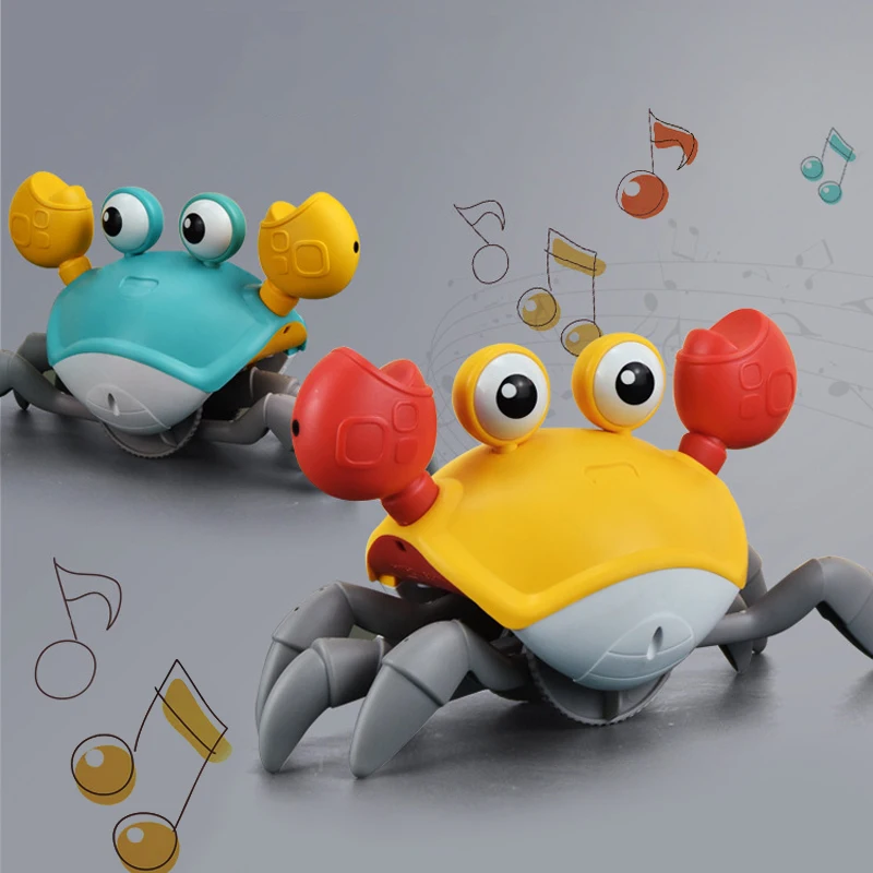 Funny Baby Beach Toy Crab, Crab Kid Toys, Baby Toys Infant Crawling Crab