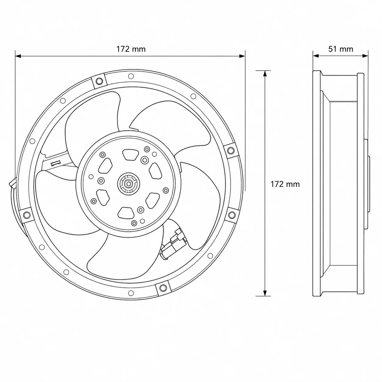 Dual Ball Bearing, DC24V, 1.8A, 12V, 48V - detail 8
