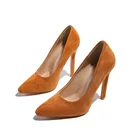 Heel European And American Style Fashion Ladies Model Catwalk Stiletto Shoes Pure Color Women High Heel Shoes
